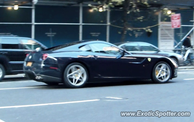 Ferrari 599GTB spotted in New York City, New York