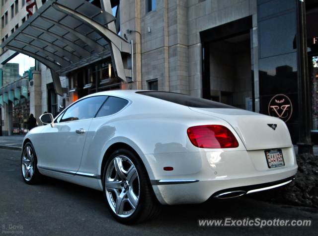 Bentley Continental spotted in Boston, Massachusetts