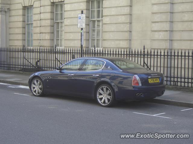 Maserati Quattroporte spotted in London, United Kingdom