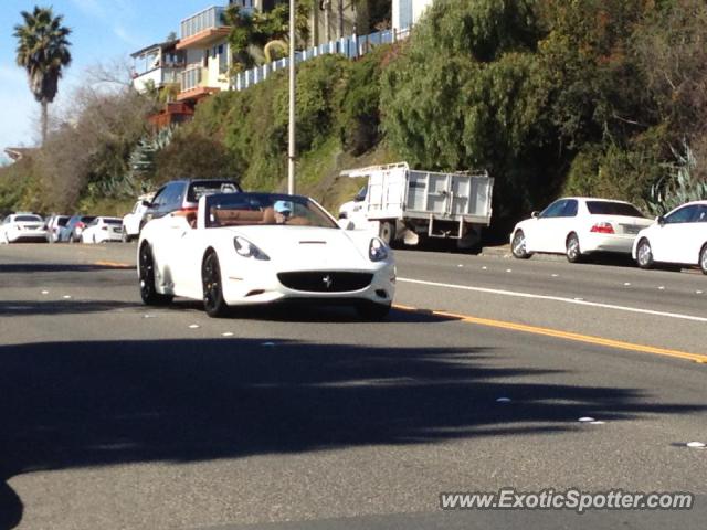 Ferrari California spotted in Laguna, California