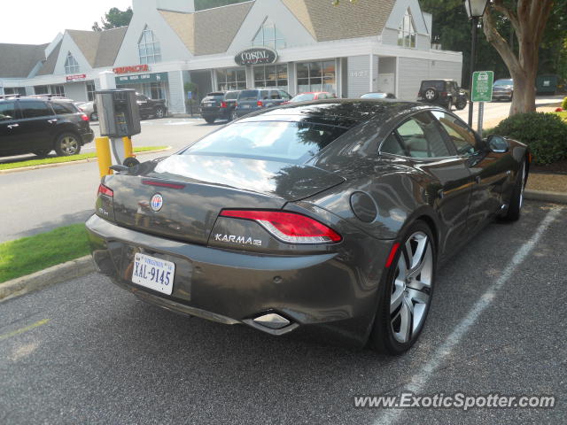 Fisker Karma spotted in Virginia Beach, Virginia