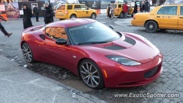 Lotus Evora spotted in NYC, New York