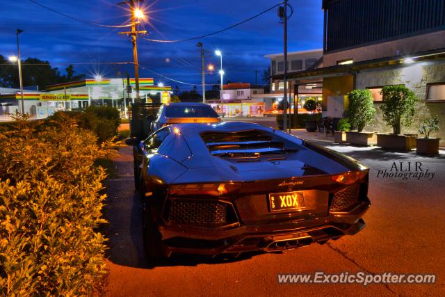 Lamborghini Aventador spotted in Brisbane, Australia