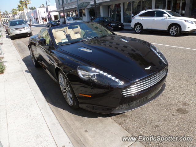 Aston Martin Virage spotted in Beverly Hills, California