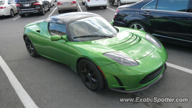 Tesla Roadster spotted in DC, Maryland