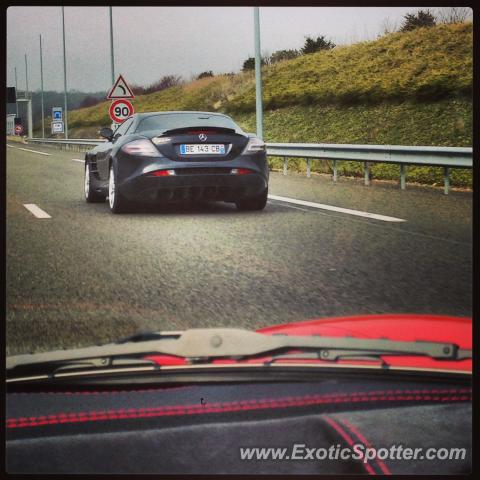 Mercedes SLR spotted in Paris, France