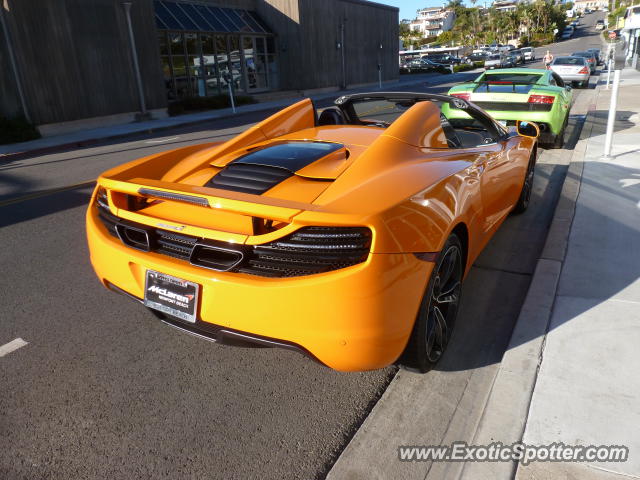 Mclaren MP4-12C spotted in Newport Beach, California