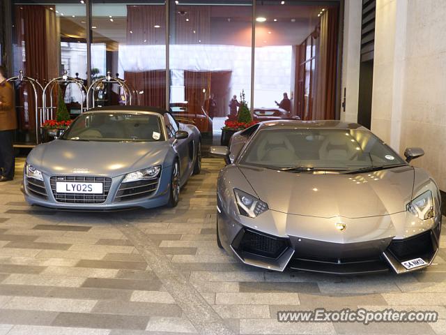 Lamborghini Aventador spotted in London, United Kingdom