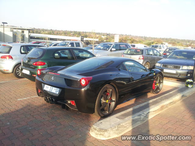 Ferrari 458 Italia spotted in Johannesburg, South Africa