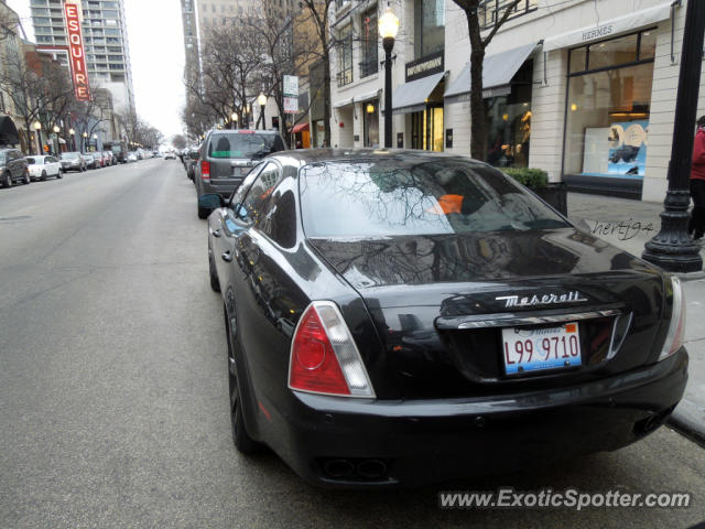 Maserati Quattroporte spotted in Chicago, Illinois