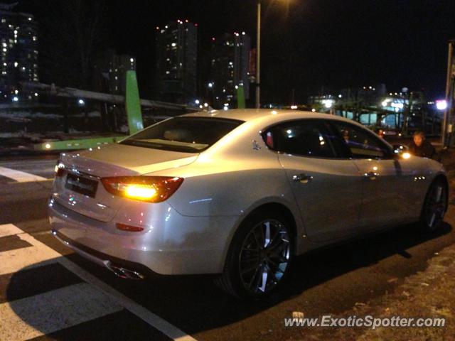 Maserati Quattroporte spotted in Toronto, Canada