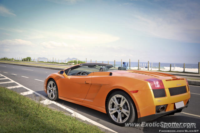 Lamborghini Gallardo spotted in Rio de Janeiro, Brazil