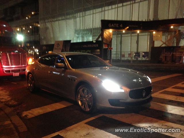 Maserati Quattroporte spotted in Toronto, Canada