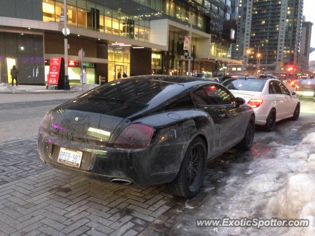 Bentley Continental spotted in Toronto, Canada