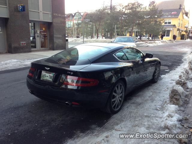 Aston Martin DB9 spotted in Toronto, Canada