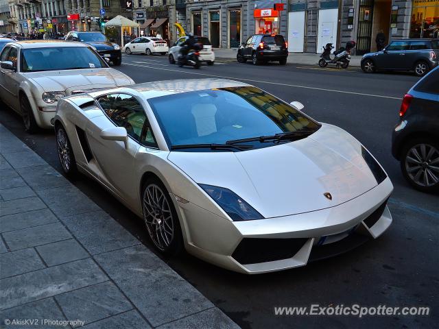 Lamborghini Gallardo spotted in Milan, Italy