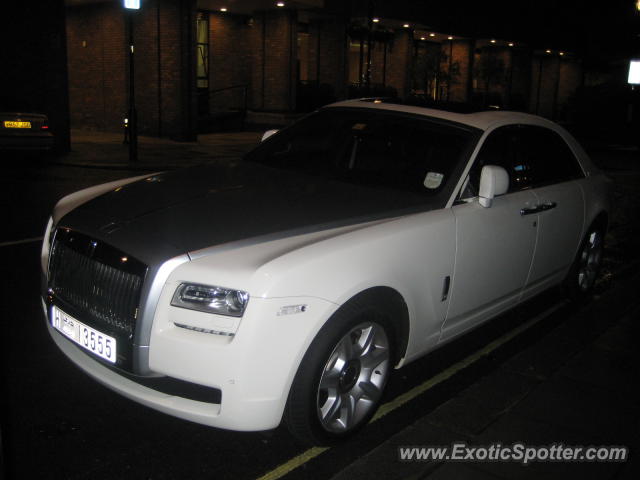 Rolls Royce Ghost spotted in London, United Kingdom