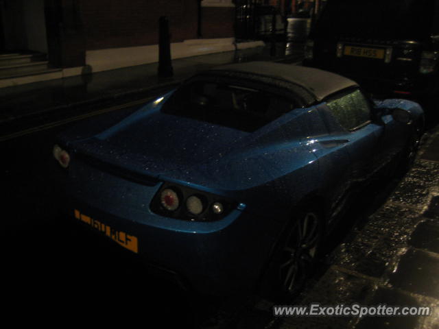 Tesla Roadster spotted in London, United Kingdom