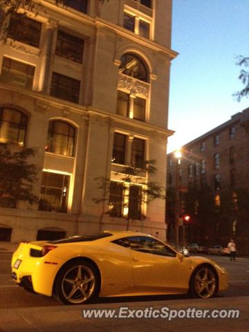 Ferrari 458 Italia spotted in Montreal, Canada