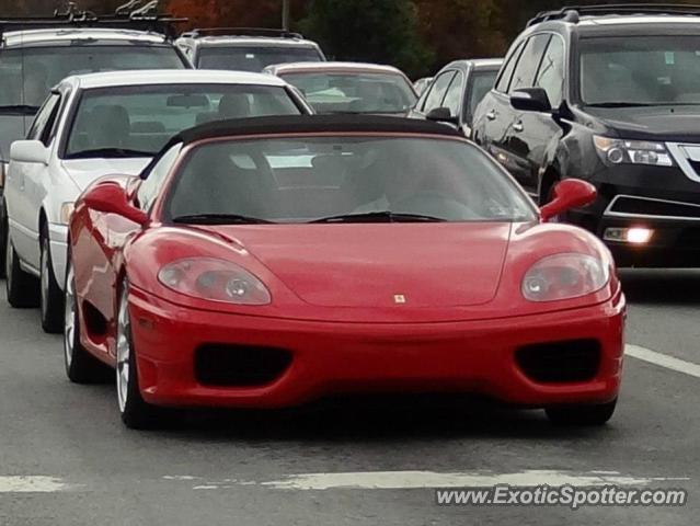 Ferrari 360 Modena spotted in West Chester, Pennsylvania