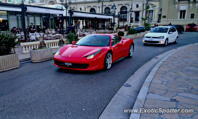 Ferrari 458 Italia spotted in Monaco, Monaco