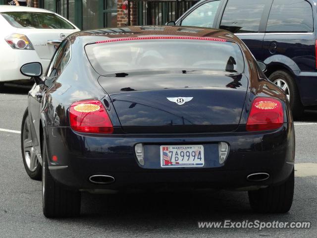 Bentley Continental spotted in Newark, Delaware