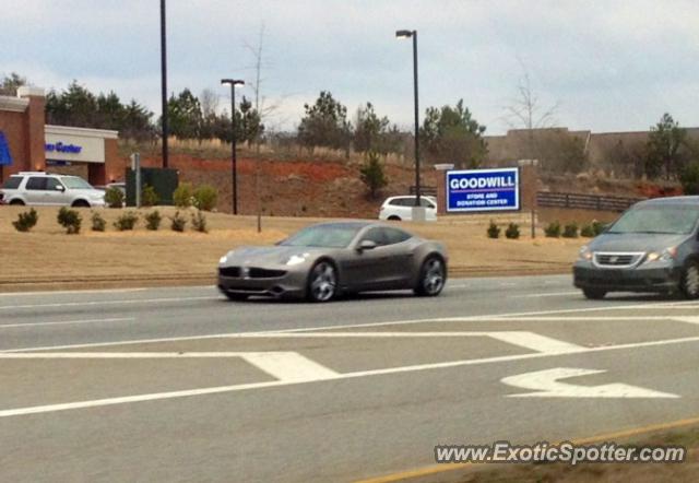 Fisker Karma spotted in Alpharetta, Georgia