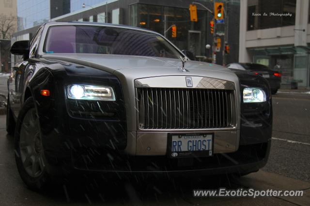 Rolls Royce Ghost spotted in Toronto, Canada