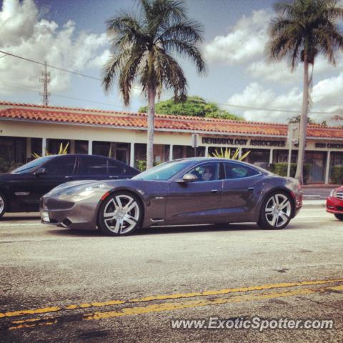 Fisker Karma spotted in Boca Raton, Florida