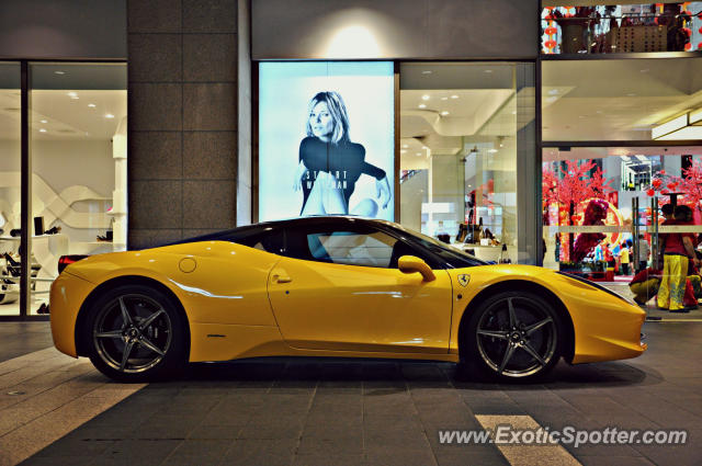 Ferrari 458 Italia spotted in Bukit Bintang KL, Malaysia