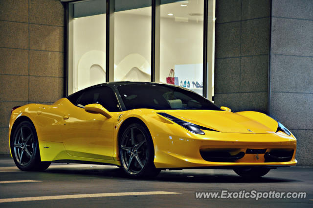 Ferrari 458 Italia spotted in Bukit Bintang KL, Malaysia