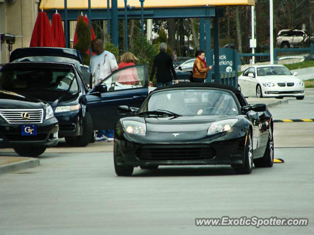 Tesla Roadster spotted in Buckhead, Georgia