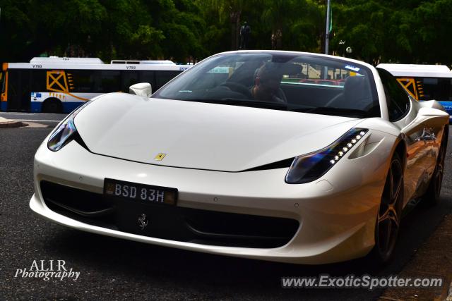 Ferrari 458 Italia spotted in Brisbane, Australia