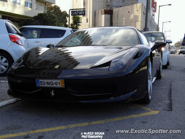 Ferrari 458 Italia spotted in Porto, Portugal