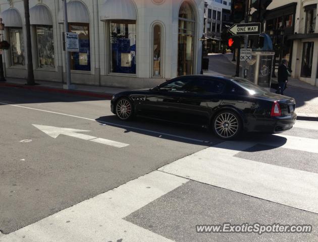 Maserati Quattroporte spotted in Beverly Hills, California