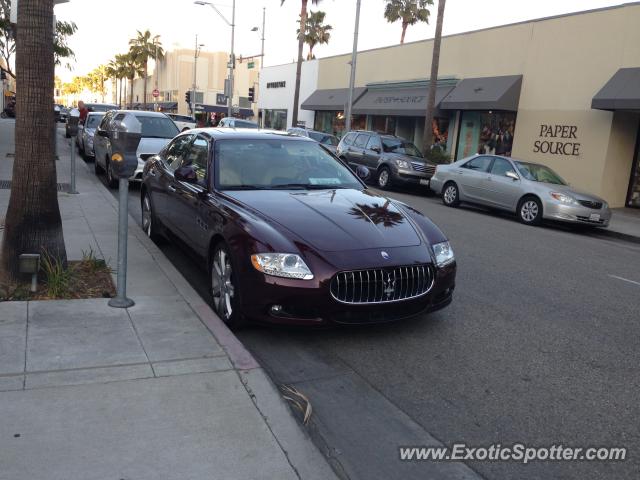 Maserati Quattroporte spotted in Beverly Hills, California