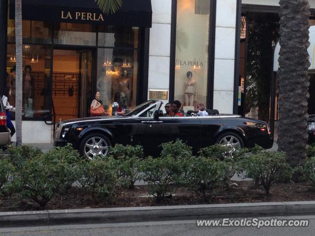 Rolls Royce Phantom spotted in Beverly Hills, California