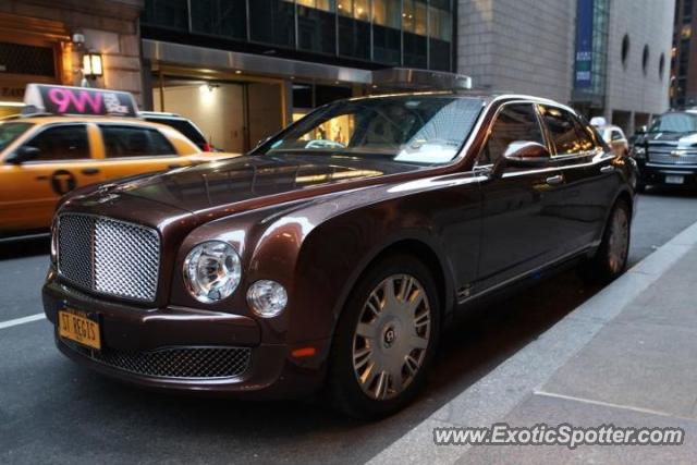 Bentley Mulsanne spotted in New York, New York