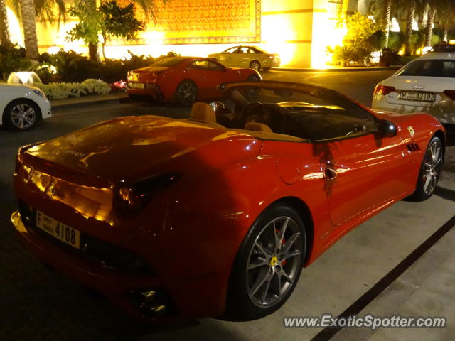 Ferrari California spotted in Dubai, United Arab Emirates