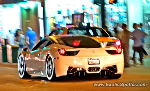 Ferrari 458 Italia spotted in Miami Beach, Florida