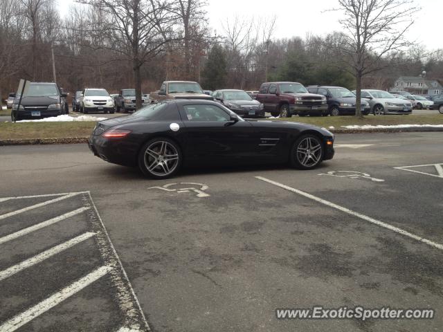 Mercedes SLS AMG spotted in Sandy Hook, Connecticut