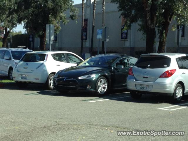 Tesla Model S spotted in Orange, California