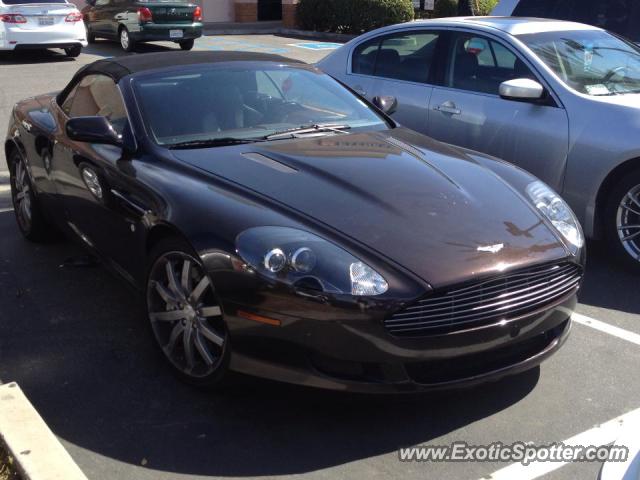 Aston Martin DB9 spotted in Orange, California