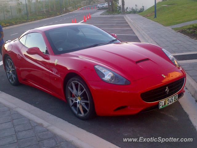 Ferrari California spotted in Port Elizabeth, South Africa