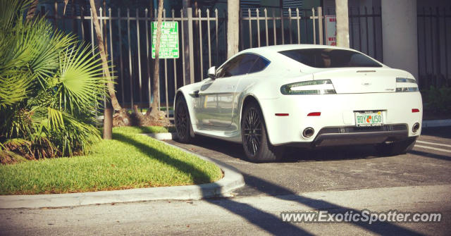 Aston Martin Vantage spotted in Miami, Florida