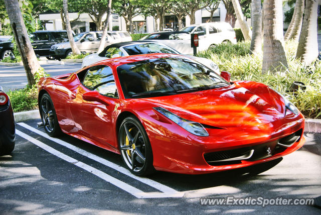 Ferrari 458 Italia spotted in Bal Harbour, Florida