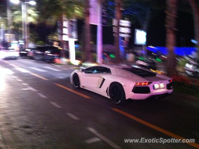 Lamborghini Aventador spotted in Cannes, France