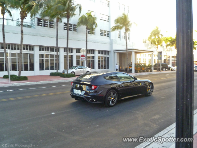 Ferrari FF spotted in Miami Beach, Florida