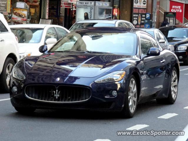 Maserati GranTurismo spotted in New York City, New York