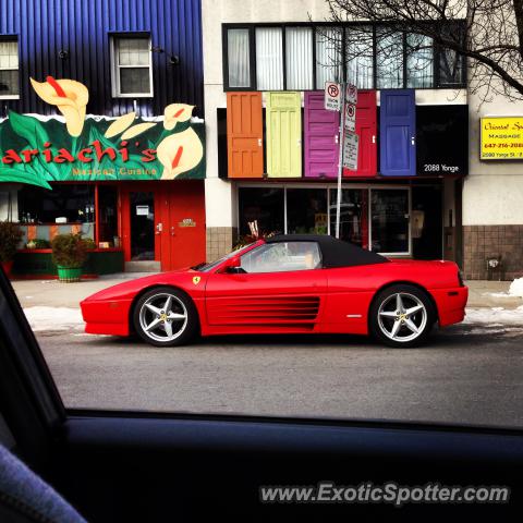 Ferrari 348 spotted in Toronto, Canada